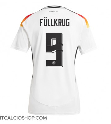 Germania Niclas Fullkrug #9 Prima Maglia Femmina Europei 2024 Manica Corta